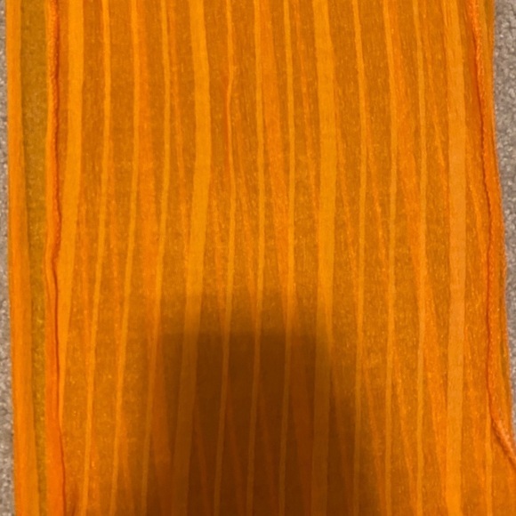 𝅺THIN Orange Scarf - Picture 8 of 9